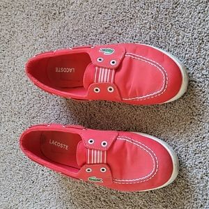 Red Lacoste Men's Sneakers